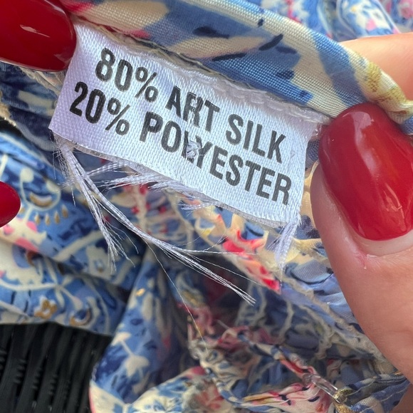 SILK DRESS EUC MADE IN ITALY - Picture 7 of 7